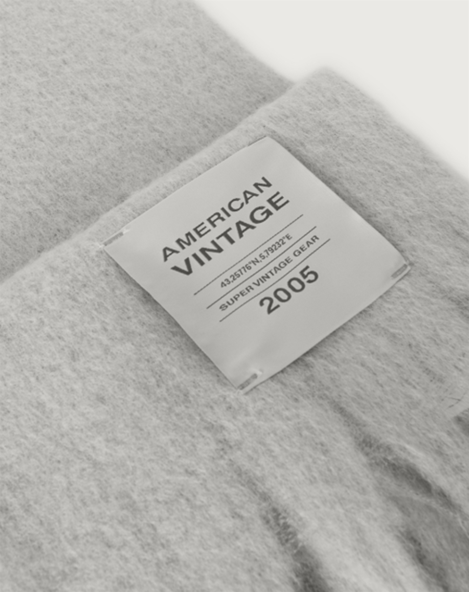 American Vintage - Zinaco Halstørklæde - Gris Chine